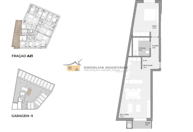 Apartamento T1 para Venda em Bougado (São Martinho e Santiago)
