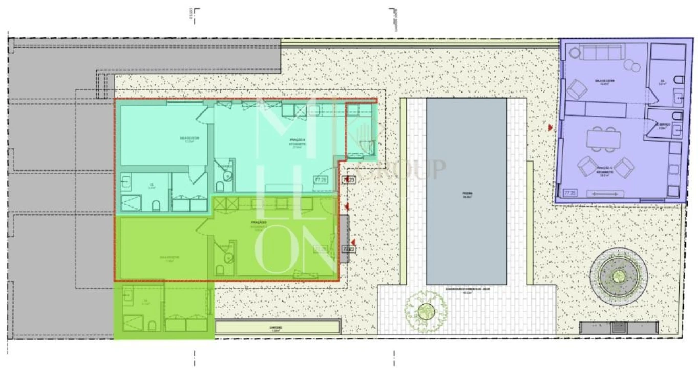 Apartamento T1 para Venda em Carcavelos e Parede Foto 6