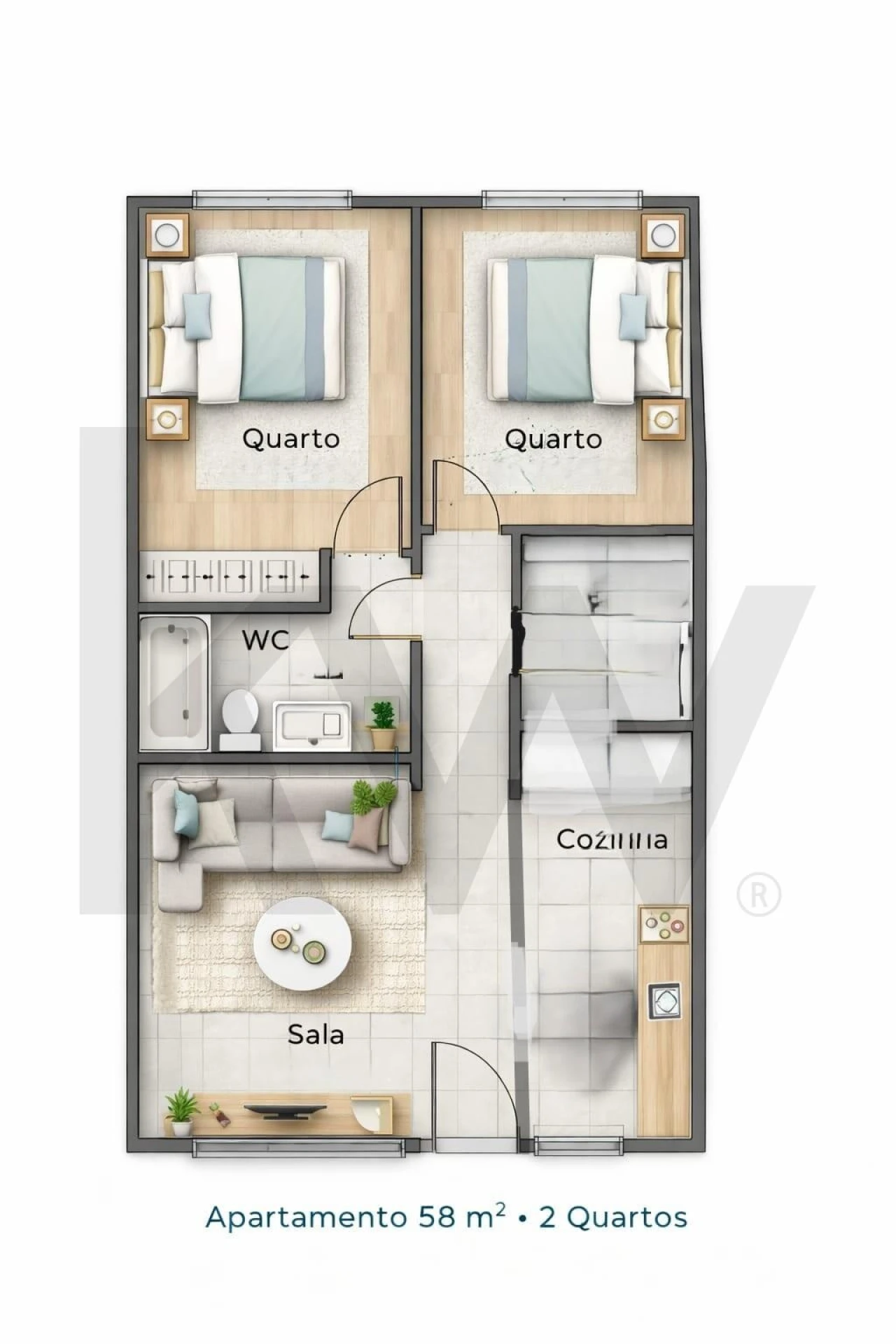 Apartamento T2 para Venda em Santo António dos Cavaleiros e Frielas Foto 15