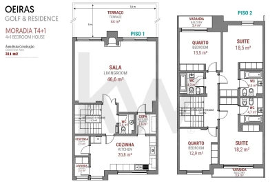 Moradia T4 para Arrendamento em Barcarena