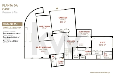 Moradia T5 para Venda em São João das Lampas e Terrugem