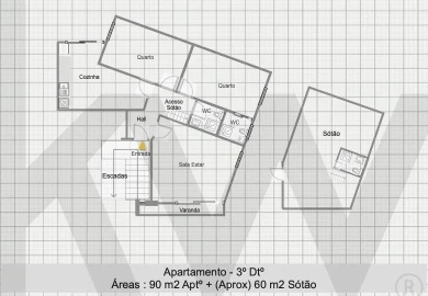 Apartamento T2 para Venda em Alvalade