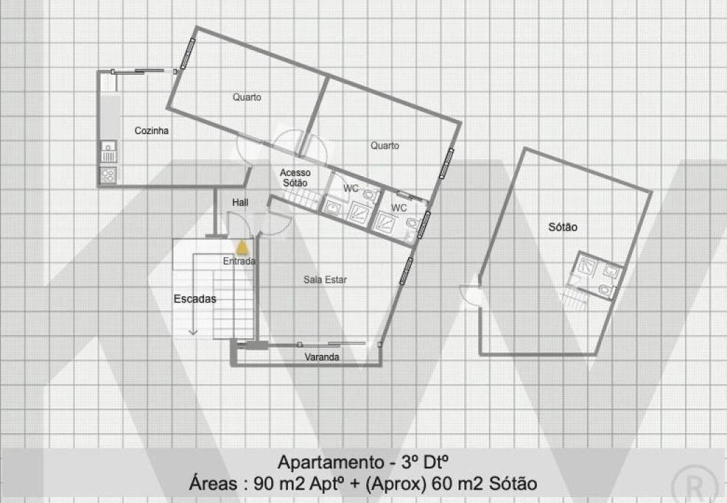 Apartamento T2 para Venda em Alvalade Foto 33
