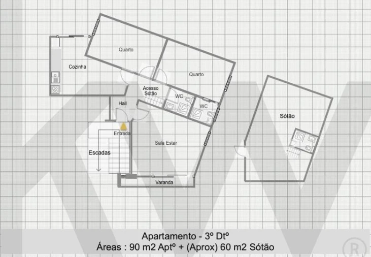 Apartamento T2 para Venda em Alvalade Foto 33