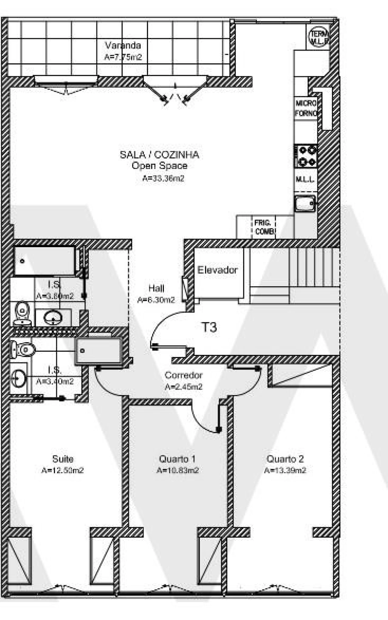 Apartamento T3 para Venda em Benfica Foto 35