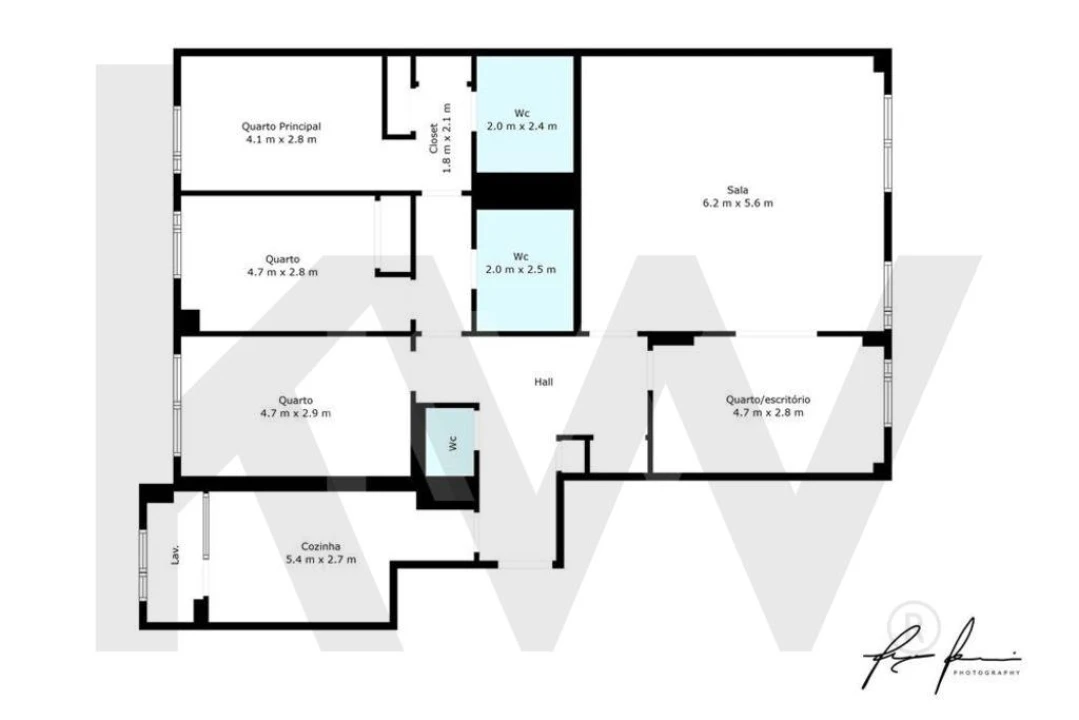 Apartamento T4 para Arrendamento em Lumiar Foto 26