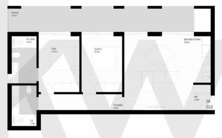 Apartamento T2 para Venda em Pedrouços