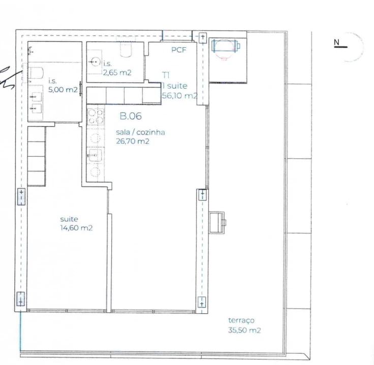 Apartamento T1 para Venda em Arcozelo Foto 14
