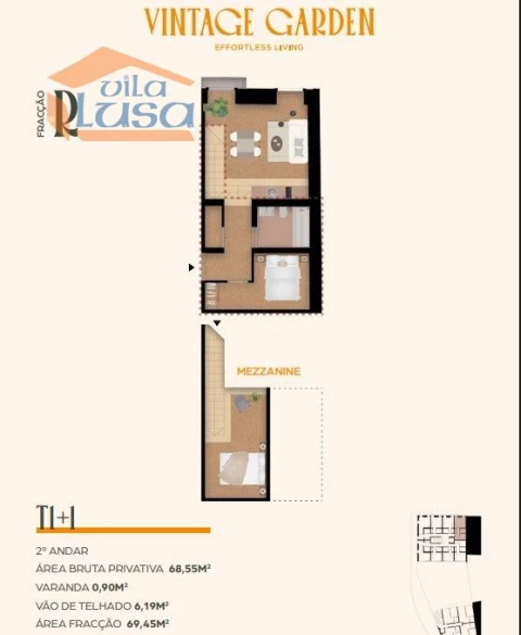 Apartamento T2 para Venda em Paranhos