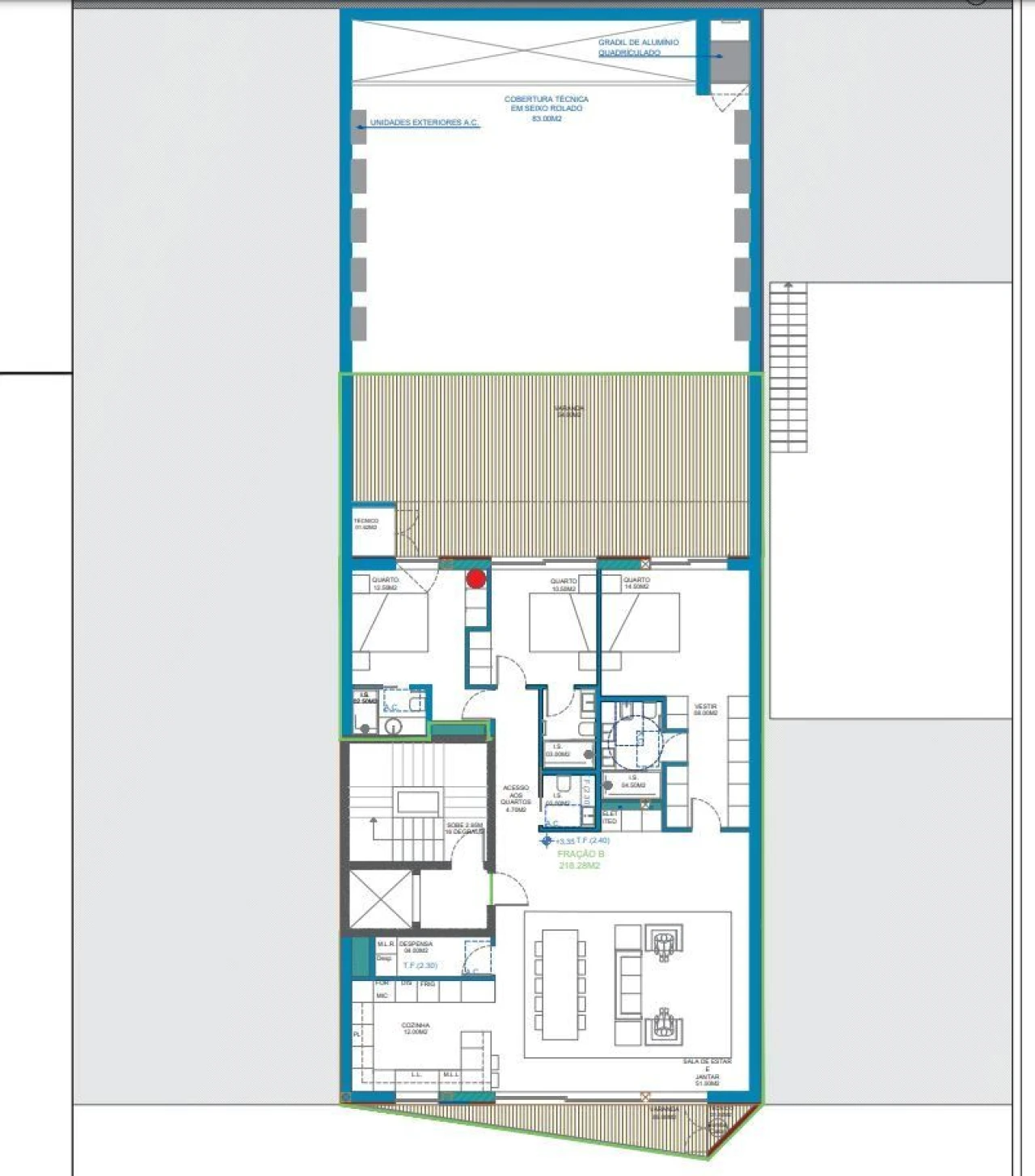Apartamento T3 para Venda em Glória e Vera Cruz Foto 20