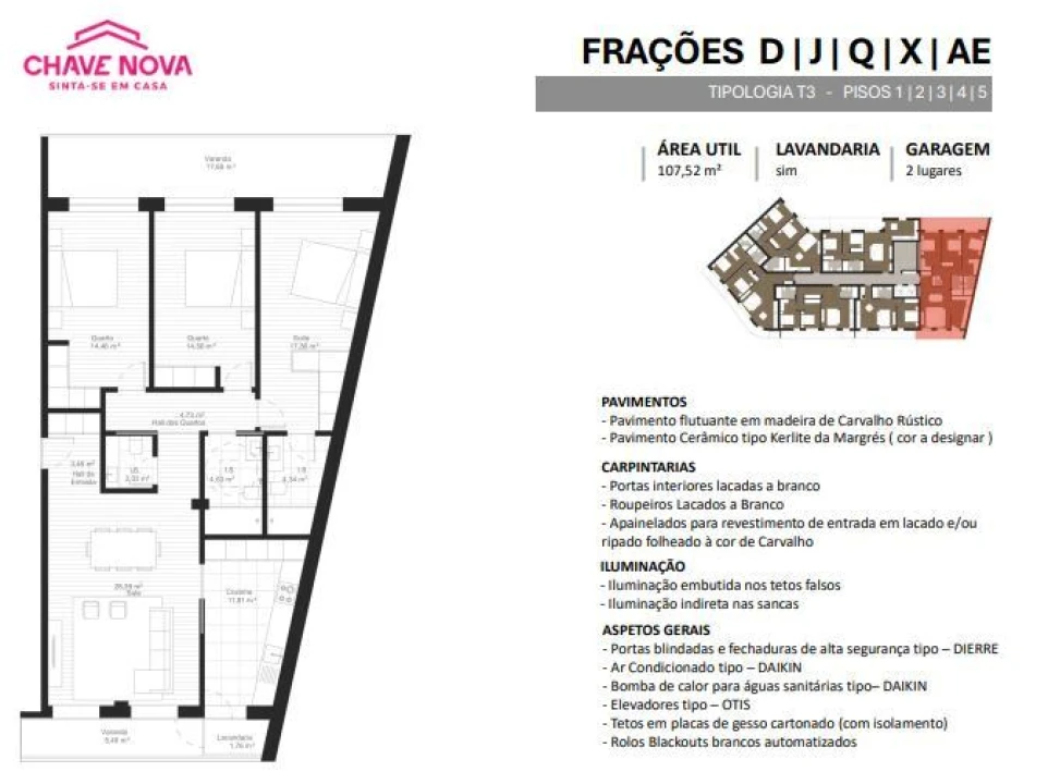 Apartamento T3 para Venda em Esgueira Foto 11