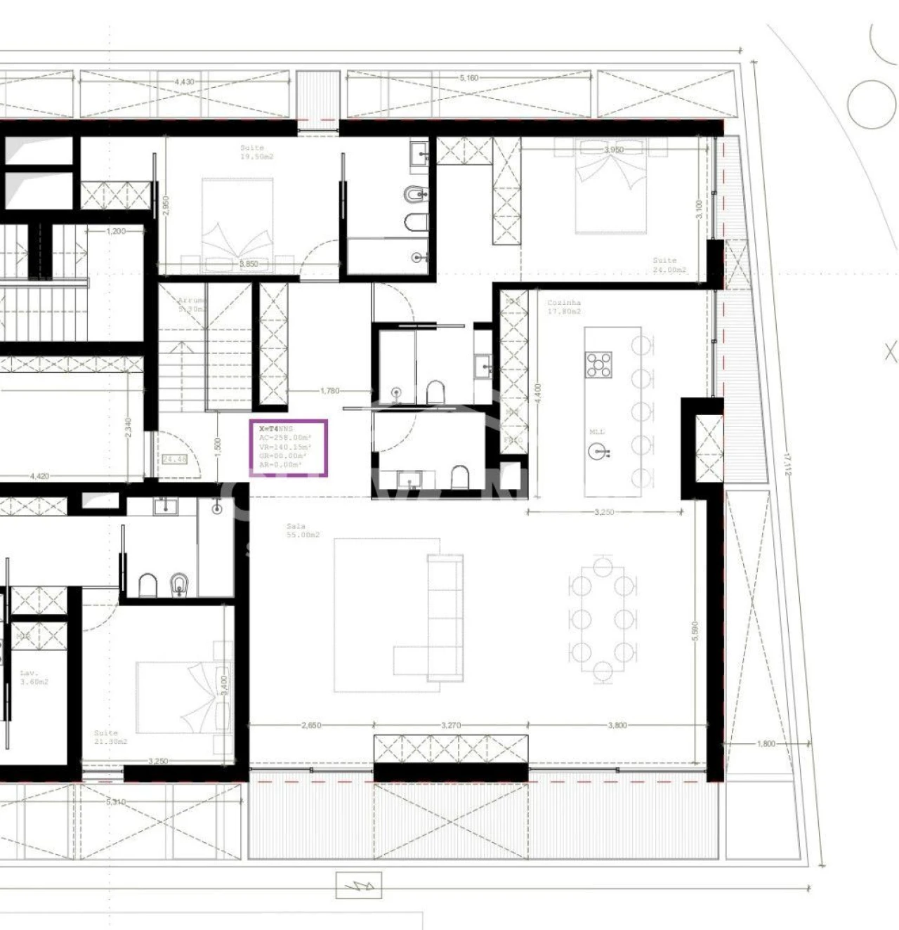 Apartamento T4 para Venda em Glória e Vera Cruz Foto 8