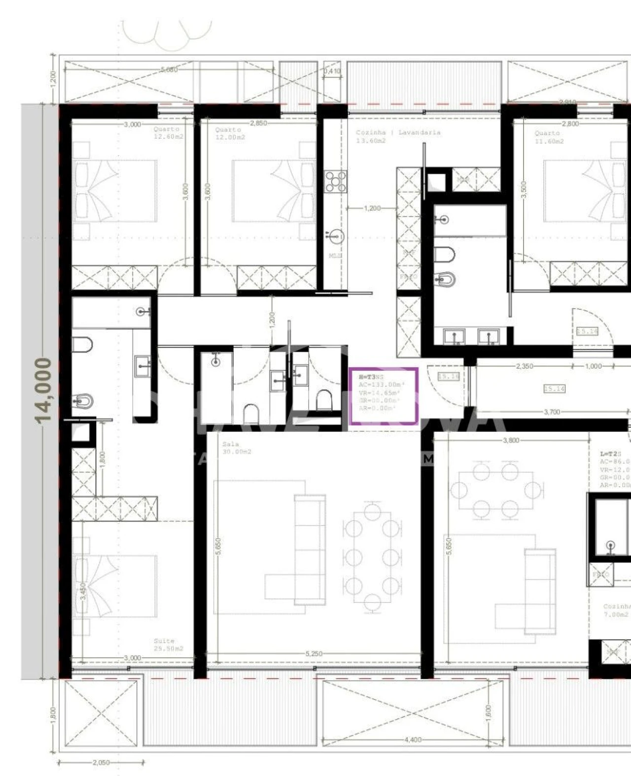 Apartamento T3 para Venda em Glória e Vera Cruz Foto 8