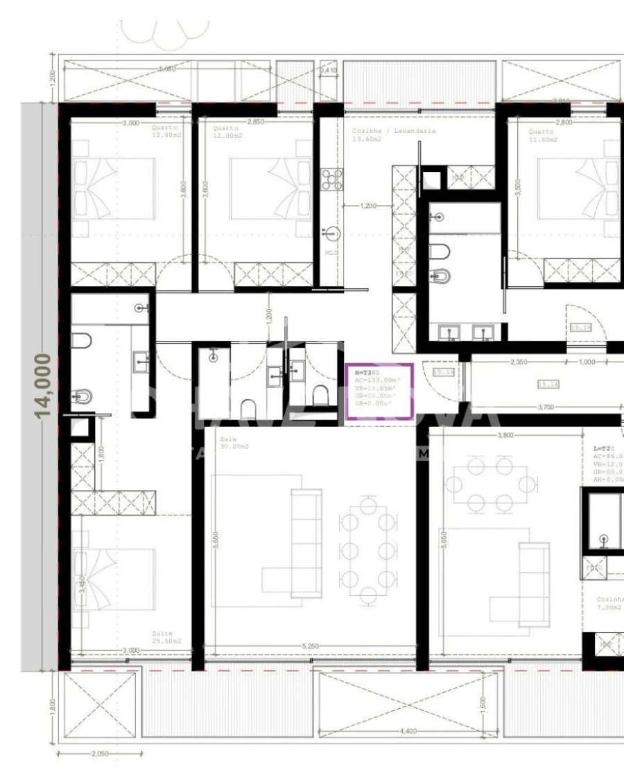 Apartamento T3 para Venda em Glória e Vera Cruz Foto 8