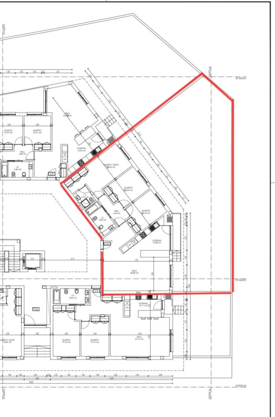 Apartamento T3 para Venda em Sebal e Belide Foto 50
