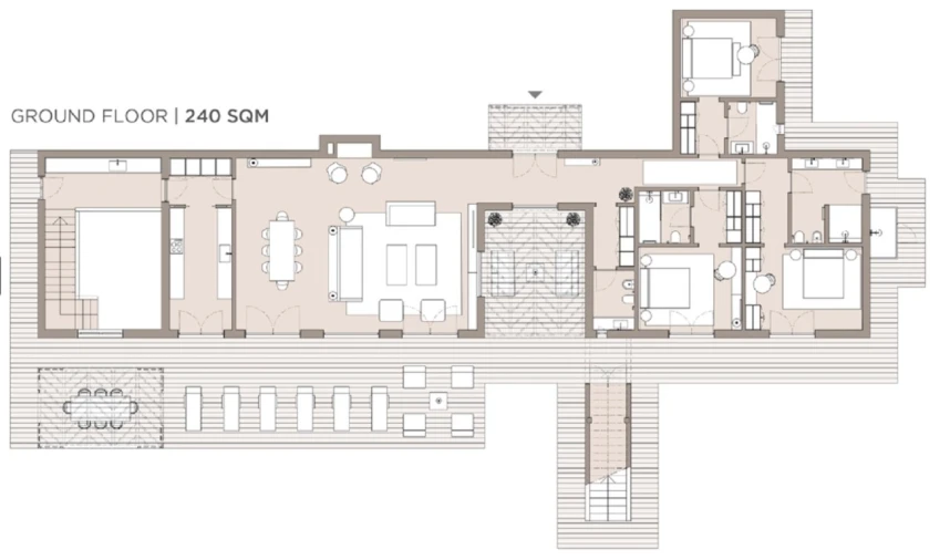 Moradia T3 para Venda em Carvalhal Planta 1