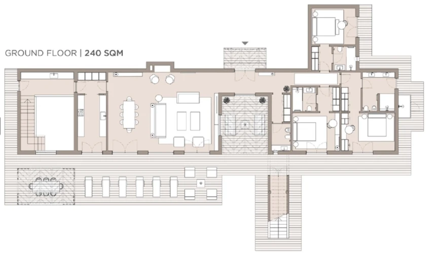 Moradia T3 para Venda em Carvalhal Planta 1