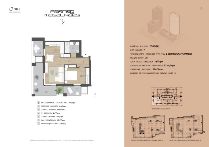 Apartamento T1 para Venda em Campanhã Planta 1