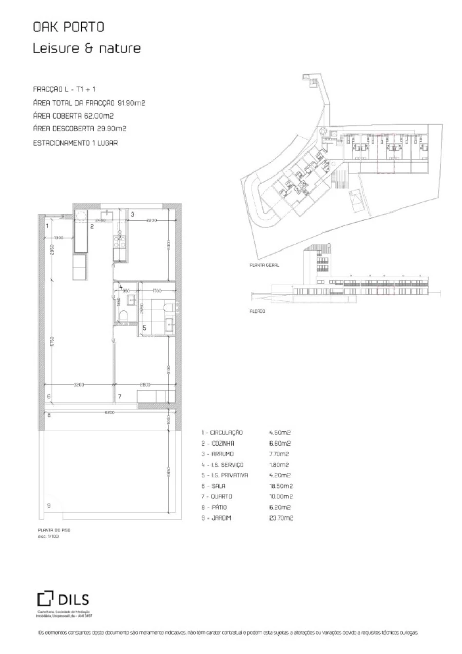 Apartamento T1 para Venda em Cedofeita, Santo Ildefonso, Sé, Miragaia, São Nicolau e Vitória Planta 1