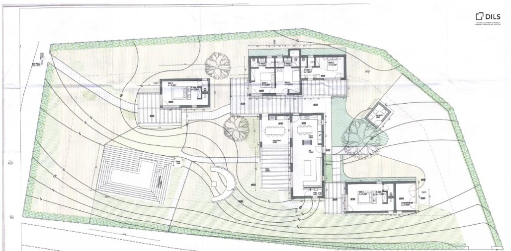 Moradia T5 para Venda em Santa Maria do Castelo e Santiago e Santa Susana Planta 1