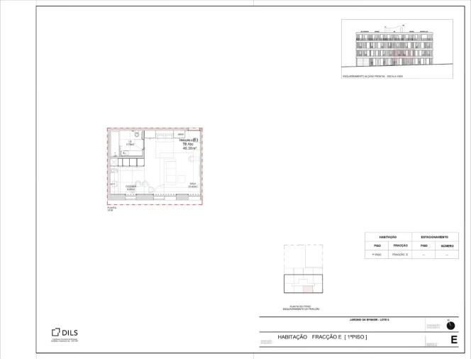 Apartamento para Venda em São Mamede de Infesta e Senhora da Hora Planta 1