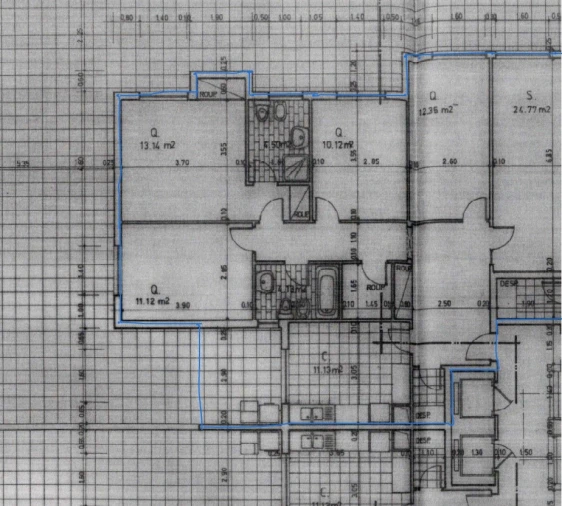 Apartamento T3 para Venda em Setubal (São Sebastião) Planta 1