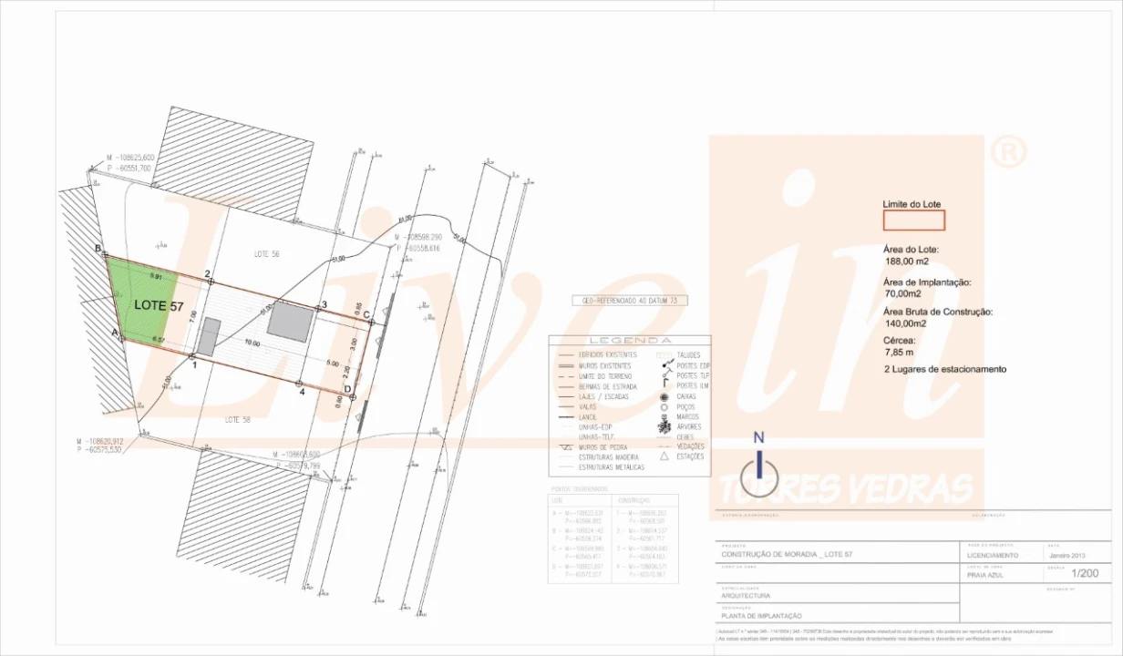 Terreno para Venda em Silveira Planta 2