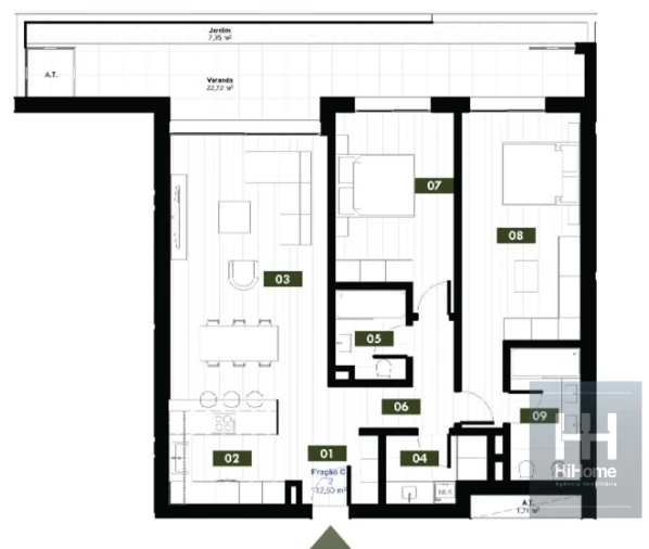 Apartamento T2 para Venda em Estreito de Camara de Lobos Foto 13