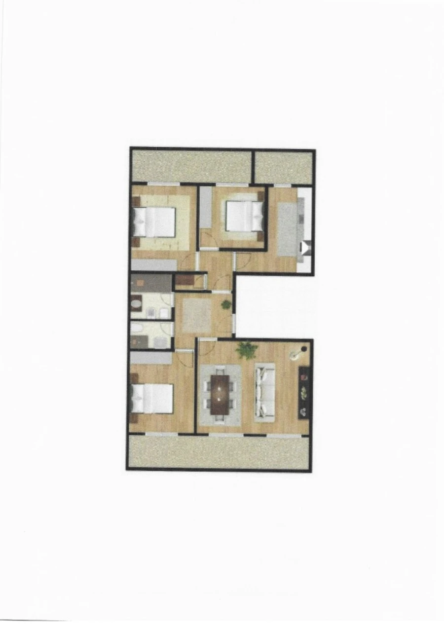 Apartamento T3 para Venda em Benfica Planta 1