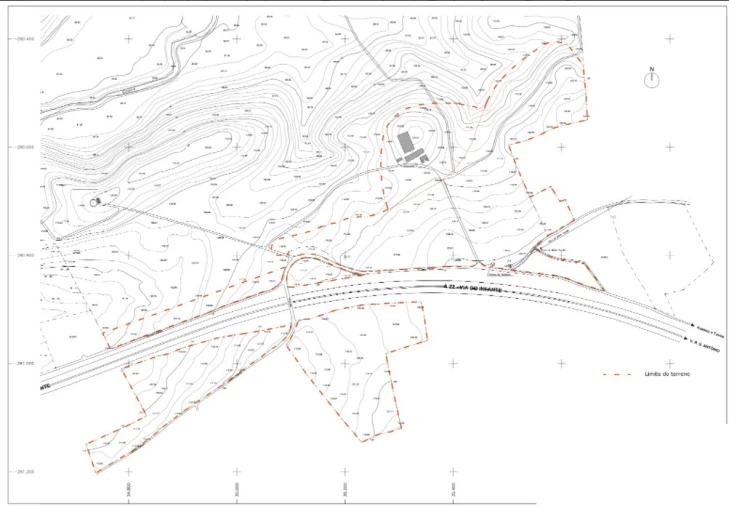 Terreno para Venda em Luz de Tavira e Santo Estêvão Planta 2