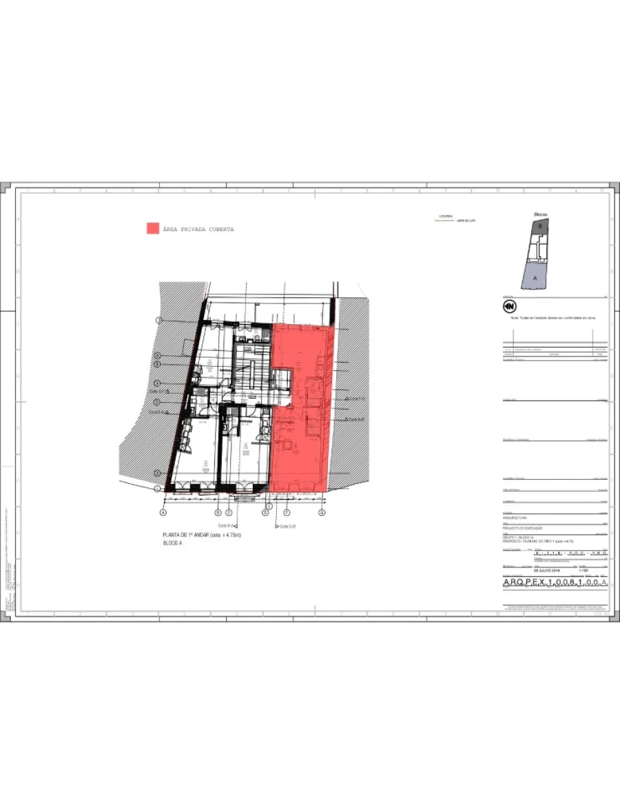 Apartamento T1 para Venda em Santa Marinha e São Pedro da Afurada Planta 2