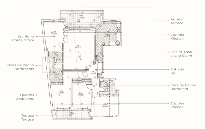 Apartamento T4 para Venda em Quelfes Planta 1