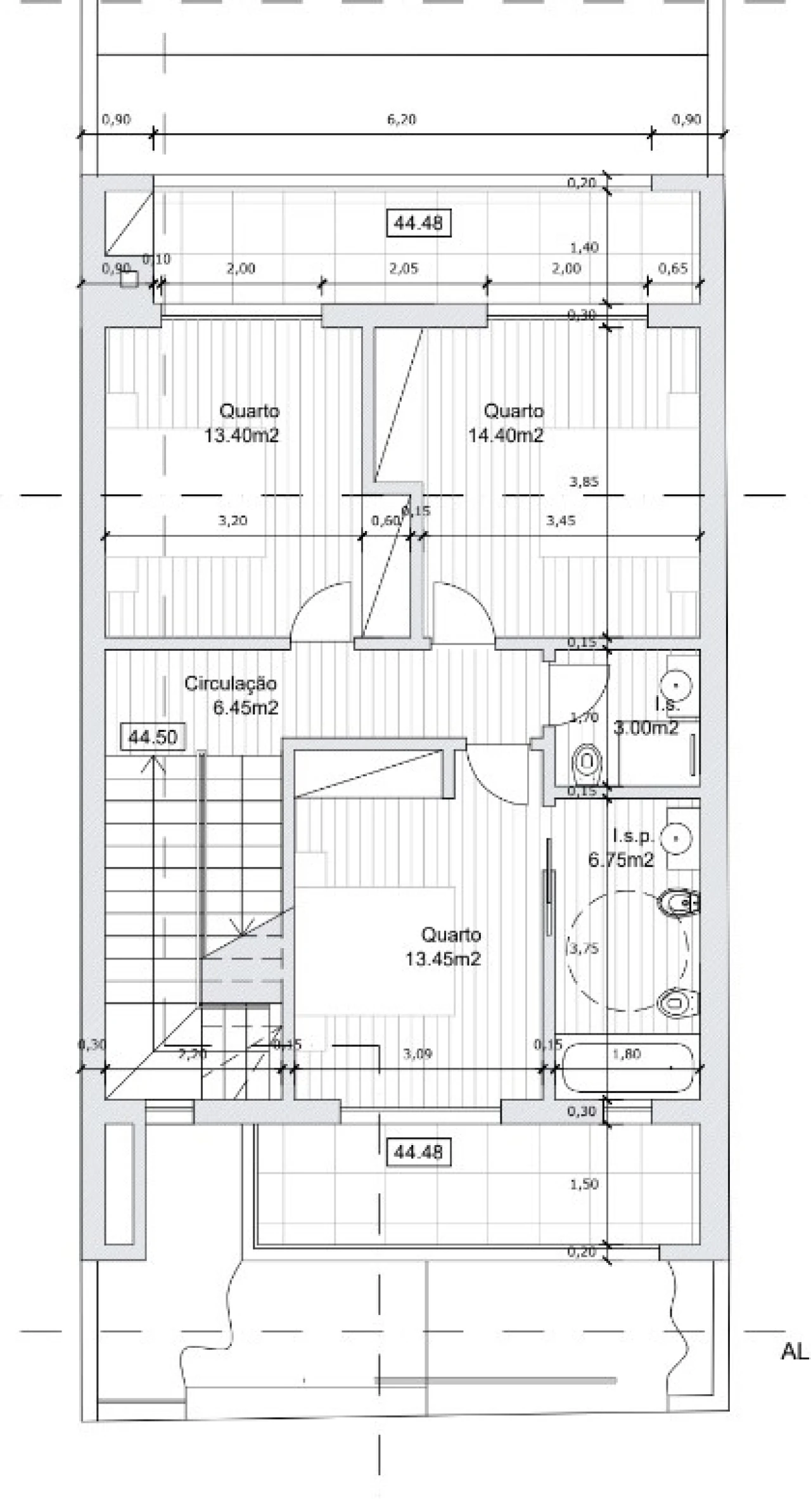 Moradia T3 para Venda em Alvor Planta 2