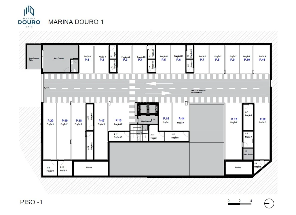 Apartamento T4 para Venda em Canidelo Planta 2