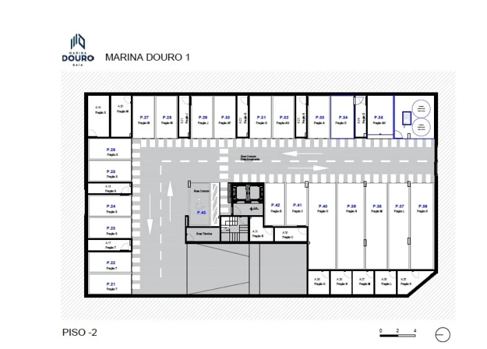 Apartamento T4 para Venda em Canidelo Planta 1