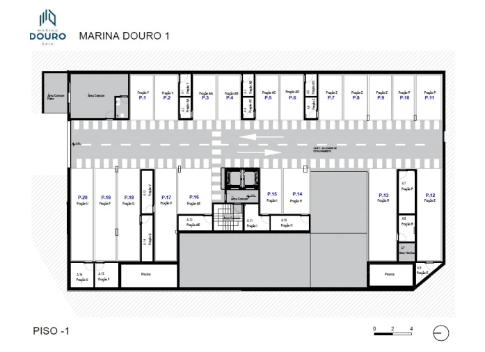 Apartamento T4 para Venda em Canidelo Planta 2