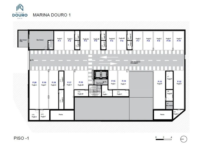 Apartamento T4 para Venda em Canidelo Planta 2