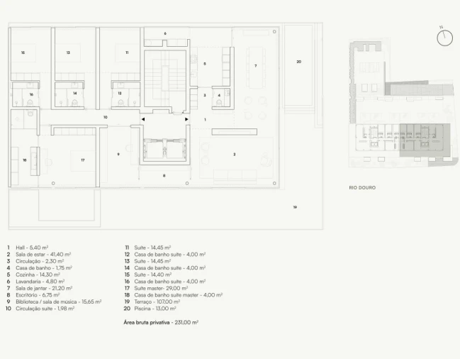 Apartamento T5 para Venda em Lordelo do Ouro e Massarelos Planta 1