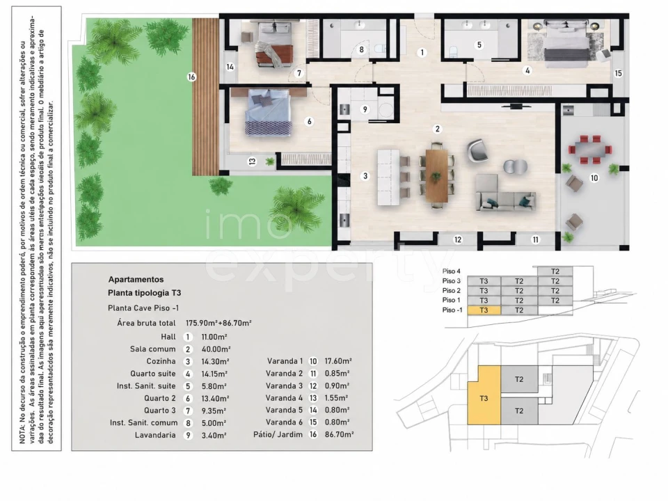 Apartamento T3 para Venda em Caniço Foto 16
