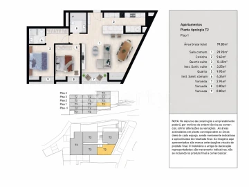Apartamento T2 para Venda em Caniço