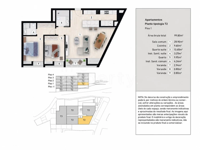 Apartamento T2 para Venda em Caniço Foto 13