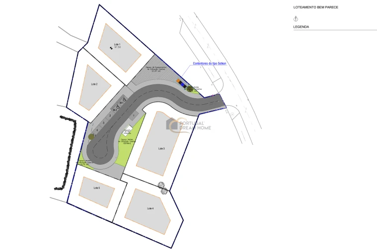 Terreno para Venda em Albufeira e Olhos de Água Planta 2