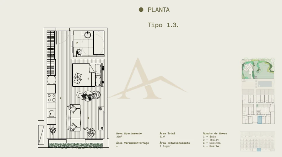 Apartamento para Venda em Cedofeita, Santo Ildefonso, Sé, Miragaia, São Nicolau e Vitória Planta 1
