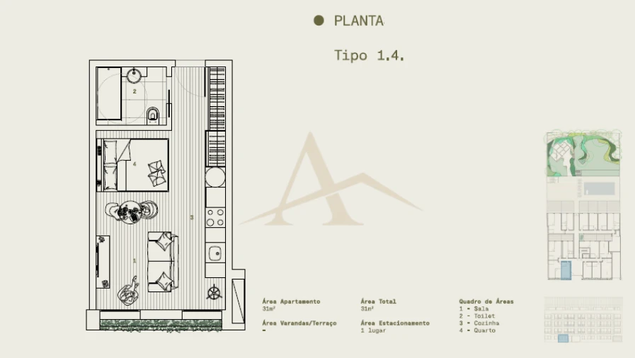 Apartamento para Venda em Cedofeita, Santo Ildefonso, Sé, Miragaia, São Nicolau e Vitória Planta 1