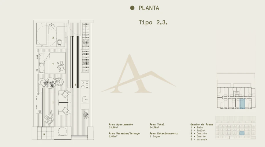 Apartamento para Venda em Cedofeita, Santo Ildefonso, Sé, Miragaia, São Nicolau e Vitória Planta 1