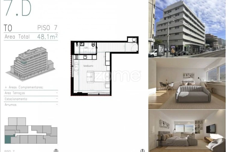 Apartamento T1 para Venda em Matosinhos e Leça da Palmeira Foto 6