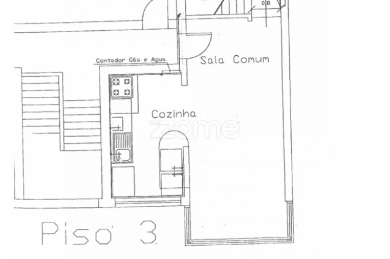 Apartamento T2 para Venda em Campo de Ourique Planta 1