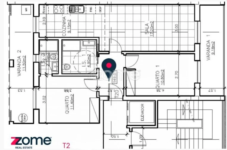 Apartamento T2 para Venda em Santo Antonio dos Olivais Foto 16