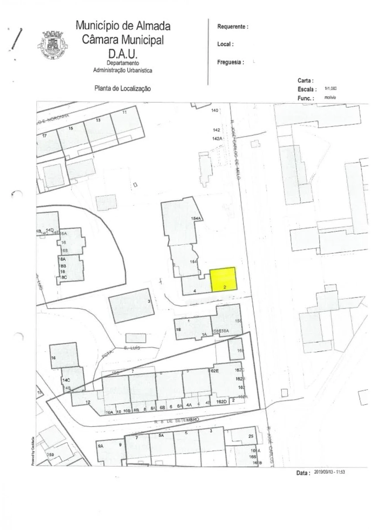 Apartamento T4 para Venda em Laranjeiro e Feijó Planta 2