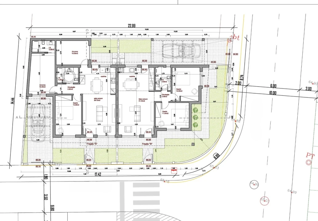 Moradia T3 para Venda em Fernao Ferro Planta 2